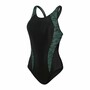 Speedo Panel Laneback Badeanzug Damen schnelltrocknend und chlorbestndig