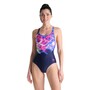 arena Badeanzug Damen Flashing Light Print