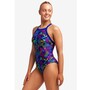 Funkita Badeanzug Damen Oyster Saucy X-frmige verstellbare Trger