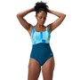 Speedo SPDSCU CNTR ECLIPSE Badeanzug Damen mit verstellbaren Trgern
