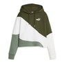 Puma Kapuzenpullover Power Cat Hoodie f�r Damen im Colorblock Design