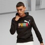 Puma Multicolor Hoodie f�r Herren mit Fleece