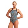 Funkita Sky Hi Weave Please Badeanzug fr Damen