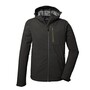 Killtec Softshelljacke Herren Wasserabweisend mit Kapuze leicht