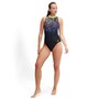 Speedo Digital Placement Hydrasuit Badeanzug Damen mit hochgeschlossenem R�cken