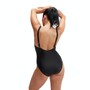 Speedo Formender bedruckter asymmetrischer Badeanzug fr Damen