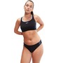 Speedo Placement Bikini Damen schwarz chlorbest�ndig