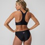 Speedo Colorblock Bikini Damen schwarz chlorbest�ndig