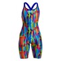 Funkita The Glitch Badeanzug mit langem Bein fr Damen
