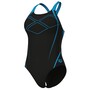 arena Graphic Swim Pro Back Badeanzug Damen