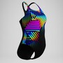 Speedo Digital Placement Badeanzug Damen 100 % chlorbest�ndig