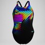 Speedo Digital Placement Badeanzug Damen 100 % chlorbest�ndig