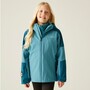 Regatta Trekktain 3 in 1 Jacke f�r M�dchen Wasserdicht mit Kapuze