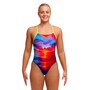 Funkita Sunset Delight Badeanzug Damen zum Binden