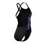 Speedo Club Training Bedruckter Powerback Badeanzug Damen