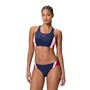 Speedo Colorblock Bikini Damen schwarz chlorbest�ndig