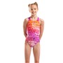 arena Badeanzug M�dchen Multi Colours V Back