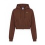 Nike Studio Fleece Oversize Cropped Kapuzenjacke Damen
