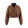 NIKE Studio Fleece Crop Pullover Damen