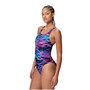 Speedo Hyperboom Print Medalist Badeanzug Damen