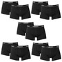 10 er Pack Head Boxershorts / Schwarz / Size L / Herren Unterhose 