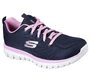 Skechers Sport Womens GRACEFUL GET CONNECTED Sneakers Women Blau