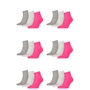 656 - middle grey m�lange/pink