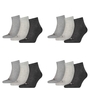 12 Paar Puma Unisex Quarter Socken Sneaker Gr. 35 - 49  f�r Damen Herren F��linge