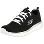Skechers Sport Womens GRACEFUL GET CONNECTED Sneakers Damen Schuhe Schwarz