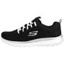 Skechers Sport Womens GRACEFUL GET CONNECTED Sneakers Damen Schuhe Schwarz