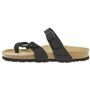 Rohde Alba Damen Zehentrenner Schuhe Pantoletten 5594 90 schwarz