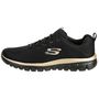 Skechers Sport Womens GRACEFUL GET CONNECTED Frauen Black/Rose Gold 12615 BKRG 