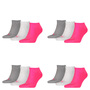 656 - middle grey m�lange/pink