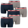 6er Pack Herren Levis SPRTSWR LOGO BOXER BRIEF Boxershorts Unterw�sche Pants 