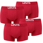 4er Pack Levis Men Solid Basic Trunk Boxershorts Unterhose Pant Unterwsche