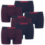 6er Pack Levis Men Vintage Stripe YD B Boxer Brief Boxershorts Unterhose Pant Unterw�sche