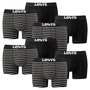 8er Pack Levis Men Vintage Stripe YD B Boxer Brief Boxershorts Unterhose Pant Unterw�sche