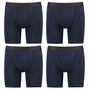 4er Pack Levis Herren Movement Tencel Long Boxer Shorts Unterhose Pant Unterw�sche