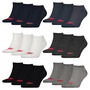 9 Paar Levis 168SF Low Cut Batwing Logo Unisex Socken Sneakersocken Str�mpfe 903050001