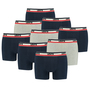 9er Pack Herren Levis SPRTSWR LOGO BOXER BRIEF Boxershorts Unterw�sche Pants 