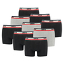 9er Pack Herren Levis SPRTSWR LOGO BOXER BRIEF Boxershorts Unterw�sche Pants 