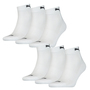 6 Paar Puma Quarter Socken mit Frottee-Sohle Gr. 35 - 46 Unisex Cushioned Kurzsocken
