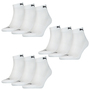 9 Paar Puma Quarter Socken mit Frottee-Sohle Gr. 35 - 46 Unisex Cushioned Kurzsocken