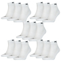 15 Paar Puma Quarter Socken mit Frottee-Sohle Gr. 35 - 46 Unisex Cushioned Kurzsocken