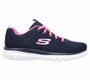 Skechers Sport Womens GRACEFUL GET CONNECTED WIDE FIT Sneakers Frauen 12615 Blau