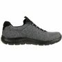 Skechers Sport Mens SUMMITS FORTON Sneakers WIDE FIT Herren Schuhe Schwarz