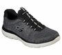 Skechers Sport Mens SUMMITS FORTON Sneakers Men WIDE FIT Schwarz/Wei�