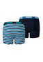 Puma Basic Boxer Printed Stripes Boxershorts Jungen Kinder Unterhose 2 er Pack 