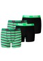 4er Pack Puma Basic Boxer Printed Stripes Boxershorts Jungen Kinder Unterhose