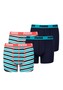 4er Pack Puma Basic Boxer Printed Stripes Boxershorts Jungen Kinder Unterhose